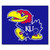 University of Kansas - Kansas Jayhawks Tailgater Mat Jayhawk Primary Logo Blue