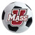 University of Massachusetts - UMass Minutemen Soccer Ball Mat "Minutemen & Wordmark" Logo White