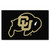University of Colorado - Colorado Buffaloes Ulti-Mat CU Buffalo Primary Logo Black