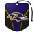 Baltimore Ravens Air Freshener 2-pk Ravens Primary Logo Purple & Black