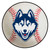 University of Connecticut - UConn Huskies Baseball Mat Husky Primary Logo White