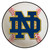 Notre Dame - Notre Dame Fighting Irish Baseball Mat ND Primary Logo White