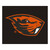 Oregon State University - Oregon State Beavers Tailgater Mat Beaver Primary Logo Black
