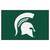 Michigan State University - Michigan State Spartans Ulti-Mat Spartan Primary Logo Green