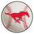 Southern Methodist University - SMU Mustangs Baseball Mat Mustang Logo White