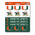 Miami Hurricanes Mini Decal 12-pk 12 Various Logos / Wordmark