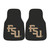 Florida State University - Florida State Seminoles 2-pc Carpet Car Mat Set Seminole Primary Logo Black