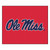 University of Mississippi - Ole Miss Rebels Tailgater Mat "Ole Miss" Script Logo Red