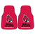 Ball State University - Ball State Cardinals 2-pc Carpet Car Mat Set "Cardinal" Logo Red