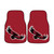 St. Joseph's University - St. Joseph's Red Storm 2-pc Carpet Car Mat Set Hawk Primary Logo Red