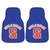 Syracuse University - Syracuse Orange 2-pc Carpet Car Mat Set "S" Logo & "Syracuse" Wordmark Blue