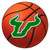 University of South Florida - South Florida Bulls Basketball Mat Bull Primary Logo Orange