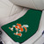 University of Miami 2-pc Carpet Car Mat Set 17"x27"