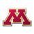 University of Minnesota - Minnesota Golden Gophers Embossed Color Emblem Block M Primary Logo Maroon