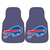 Buffalo Bills 2-pc Carpet Car Mat Set Buffalo Primary Logo Blue
