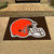 Cleveland Browns All-Star Mat Browns Helmet Helmet Logo Brown