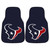 Houston Texans 2-pc Carpet Car Mat Set Texans Primary Logo Navy