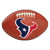 Houston Texans Football Mat Texans Primary Logo Brown
