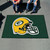 Green Bay Packers Ulti-Mat Packers Helmet Logo Green