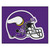 Minnesota Vikings Tailgater Mat Vikings Helmet Logo Purple