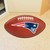 New England Patriots Football Mat Patriot Head Primary Logo Brown