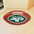 New York Jets Football Mat Oval Jets Primary Logo Brown