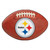 Pittsburgh Steelers Football Mat Steeler Primary Logo Brown