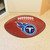 Tennessee Titans Football Mat Flaming T Primary Logo Brown