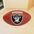 Las Vegas Raiders Football Mat Raider Shield Primary Logo Brown