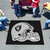 Las Vegas Raiders Tailgater Mat Raiders Helmet Logo Black