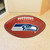 Seattle Seahawks Football Mat Seahawk Primary Logo Brown