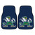 Notre Dame - Notre Dame Fighting Irish 2-pc Carpet Car Mat Set Leprechaun Alternate Logo Navy