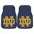 Notre Dame - Notre Dame Fighting Irish 2-pc Carpet Car Mat Set ND Primary Logo Navy