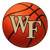 Wake Forest University - Wake Forest Demon Deacons Basketball Mat WF Primary Logo Orange