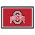 Ohio State University - Ohio State Buckeyes 5x8 Rug Ohio State Primary Logo Red