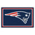 New England Patriots 4x6 Rug Patriot Head Primary Logo Navy