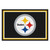 Pittsburgh Steelers 5x8 Rug Steeler Primary Logo Black