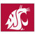 Washington State University - Washington State Cougars Tailgater Mat WSU Primary Logo Red