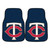 MLB - Minnesota Twins 2-pc Carpet Car Mat Set 17"x27"
