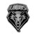 University of New Mexico - New Mexico Lobos Molded Chrome Emblem "Wolf Head & LOBOS" Logo Chrome