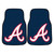 MLB - Atlanta Braves 2-pc Carpet Car Mat Set 17"x27"