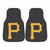 MLB - Pittsburgh Pirates 2-pc Carpet Car Mat Set 17"x27"