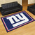 New York Giants 5x8 Rug "NY" Logo Dark Blue