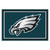 Philadelphia Eagles 5x8 Rug Eagle Head Primary Logo Green