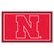 University of Nebraska - Nebraska Cornhuskers 4x6 Rug N Primary Logo Red
