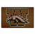 Western Michigan University - Western Michigan Broncos Starter Mat "W & Bronco" Logo Brown