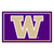 University of Washington - Washington Huskies 4x6 Rug W Primary Logo Purple