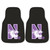 Northwestern University - Northwestern Wildcats 2-pc Carpet Car Mat Set N Wildcat Alternate Logo Black