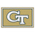 Georgia Tech - Georgia Tech Yellow Jackets 4x6 Rug Interlocking GT Primary Logo Gold