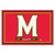 University of Maryland - Maryland Terrapins 5x8 Rug M Primary Logo Red